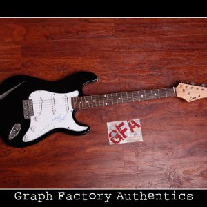**GFA Matchbox 20 Twenty *KYLE COOK* Signed Electric SSS Guitar COA**