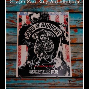 **GFA Segal - Rossi - Boone *SONS OF ANARCHY* Signed 11x14 Photo AD1 COA**