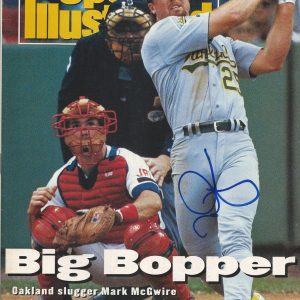 **GFA Sports Illustrated *MARK MCGWIRE* Signed SI Magazine AD1 COA**