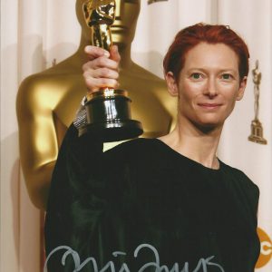 **GFA Academy Award Winner *TILDA SWINTON* Signed 8x10 Photo AD8 PROOF COA**