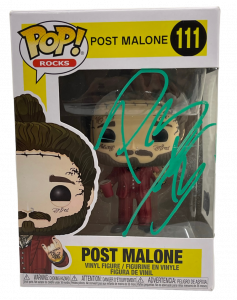 POST MALONE SIGNED ROCKSTAR POP 111 FUNKO FIGURE AUTHENTIC AUTOGRAPH BECKETT 2 COLLECTIBLE MEMORABILIA