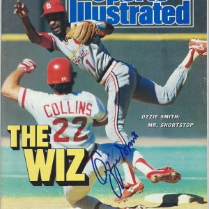 **GFA Sports Illustrated *OZZIE SMITH* Signed SI Magazine AD1 COA**