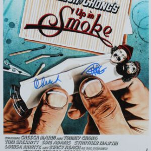 Cheech Marin & Tommy Chong Up in Smoke Authentic Signed 12x18 MMP Photo BAS Wit