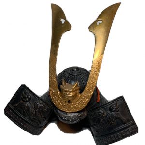 Decorative Metal 10" Samurai Display Helmet