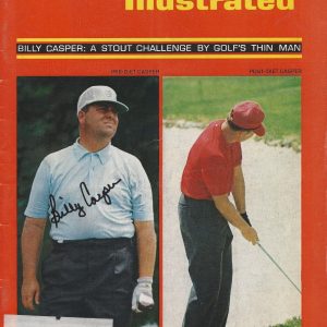 **GFA Sports Illustrated *BILLY CASPER* Signed SI Magazine AD2 COA**