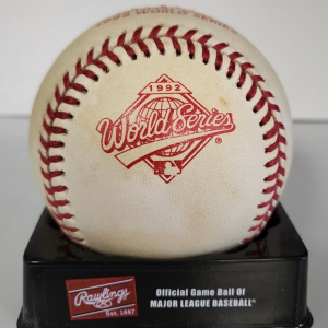 1992 OFFICIAL WORLD SERIES UNSIGNED RAWLINGS BASEBALL
Opens in a new window or tab