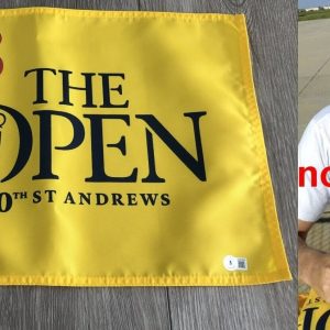 CAM CAMERON SMITH SIGNED 2022 THE BRITISH OPEN FLAG F w/EXACT PROOF BECKETT COA
Opens in a new window or tab