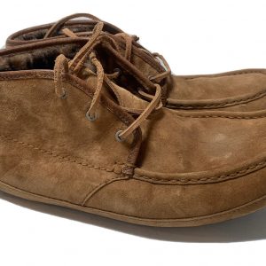 Ugg Australia Mens Moccasin Ankle Boots Brown Leather Lace Up 13 1003526 F19013F