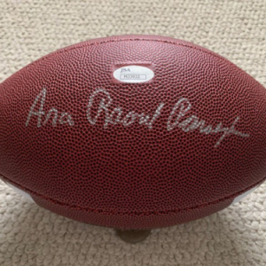 ARA PARSEGHIAN AUTOGRAPHED FULL SIZE FOOTBALL FULL NAME NOTRE DAME JSA