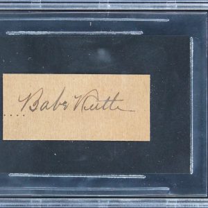 Yankees Babe Ruth Authentic Signed 1.5x3.25 Cut Signature JSA & BAS Slabbed
Opens in a new window or tab