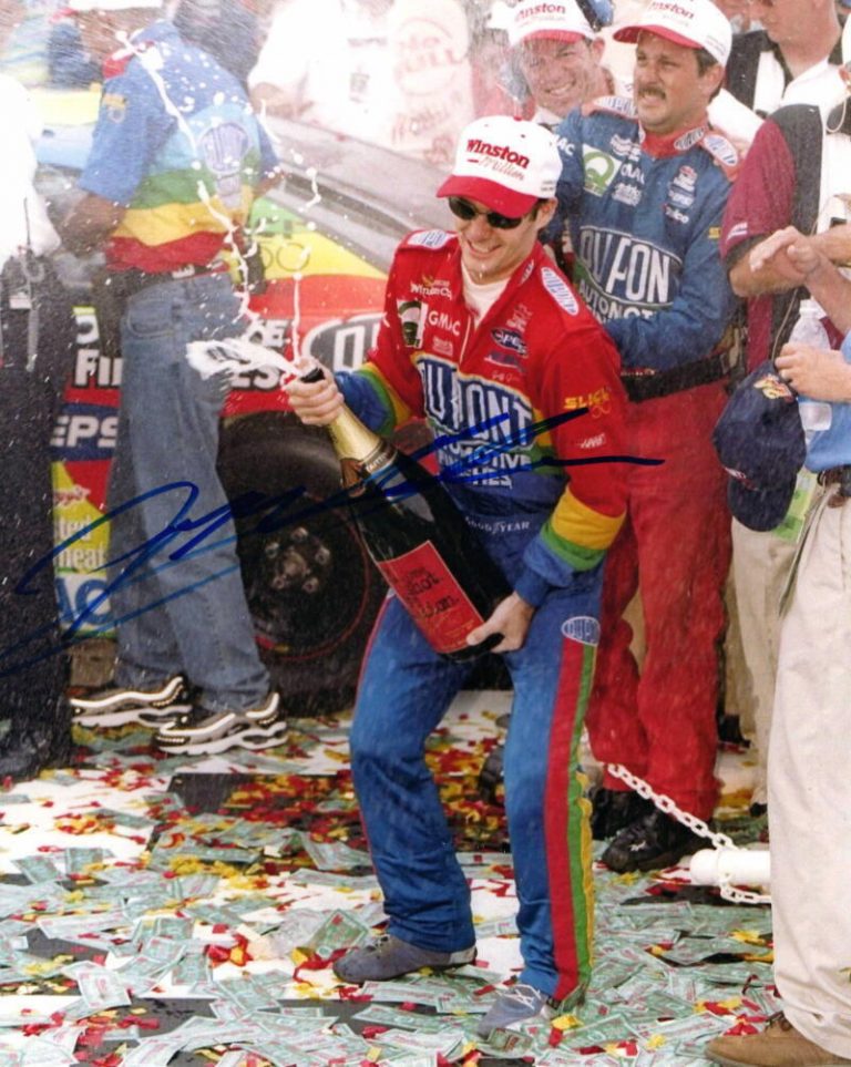 Jeff Gordon Signed Autograph 8x10 Photo - NASCAR Legend & Daytona 500 ...