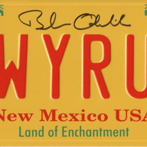 BOB ODENKIRK SIGNED LICENSE PLATE LWYERUP BREAKING BAD AUTOGRAPH BECKETT WITNESS