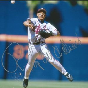 **GFA Atlanta Braves *RAFAEL BELLIARD* Signed 8x10 Photo COA**