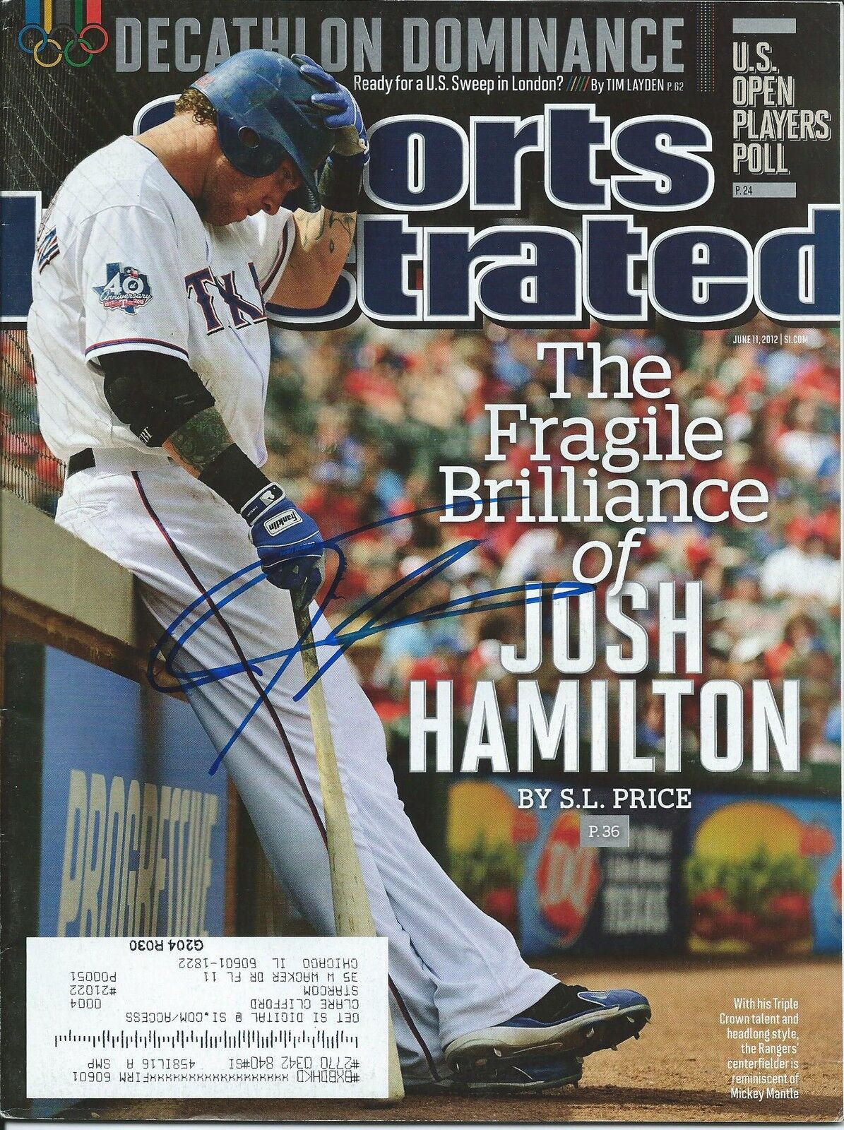 Josh Hamilton MLB Memorabilia, Josh Hamilton Collectibles