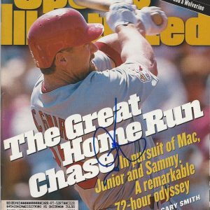 **GFA Sports Illustrated *MARK MCGWIRE* Signed SI Magazine AD2 COA**