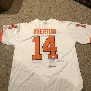 CLEMSON TIGERS- DIONDRE OVERTON SIGNED AUTOGRAPH JERSEY PSA COA NATTY CHAMP