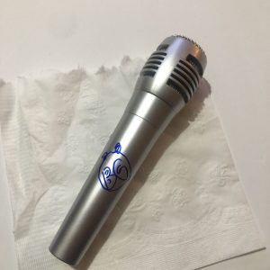 BEAR GRILLZ DJ SIGNED AUTOGRAPH MICROPHONE ACOA MO HONEY MO PROBLEMS