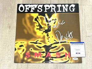 OFFSPRING HAND SIGNED DEXTER HOLLAND NOODLES SMASH VINYL ALBUM LP PSA DNA #2 COLLECTIBLE MEMORABILIA