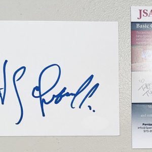 Vincent Schiavelli Signed Autographed 4x6 Card JSA Certified Ghost Cuckoo’s Nest
Opens in a new window or tab