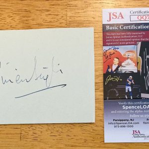 Vivian Leigh Signed Autographed 3.5 x 5 Album Page JSA Cert Gone With The Wind
Opens in a new window or tab