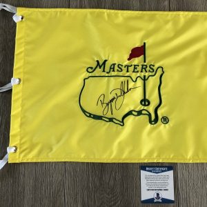 BRYSON DECHAMBEAU SIGNED UNDATED MASTERS FLAG w/PROOF & BECKETT BAS COA
Opens in a new window or tab