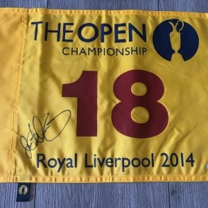 RORY MCILROY SIGNED 2014 THE BRITISH OPEN FLAG w/EXACT PROOF & BECKETT BAS COA
Opens in a new window or tab