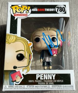 KALEY CUOCO SIGNED THE BIG BANG THEORY PENNY FUNKO POP 780 W/EXACT VIDEO PROOF
 COLLECTIBLE MEMORABILIA
