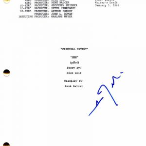 Vincent D'Onofrio Signed Autograph Law & Order Criminal Intent Full Pilot Script
Opens in a new window or tab