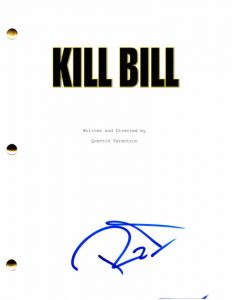 RZA SIGNED AUTOGRAPH KILL BILL FULL MOVIE SCRIPT – DIRECTED BY QUENTIN TARANTINO
 COLLECTIBLE MEMORABILIA