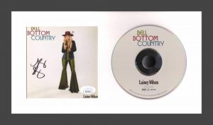LAINEY WILSON SIGNED AUTOGRAPH BELL BOTTOM COUNTRY CD DISPLAY READY TO HANG! JSA
 COLLECTIBLE MEMORABILIA