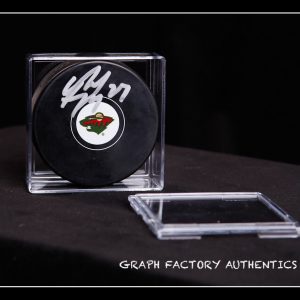 **GFA Minnesota Wild *MIKE RUPP* Signed NHL Logo Puck AD1 COA**
Opens in a new window or tab