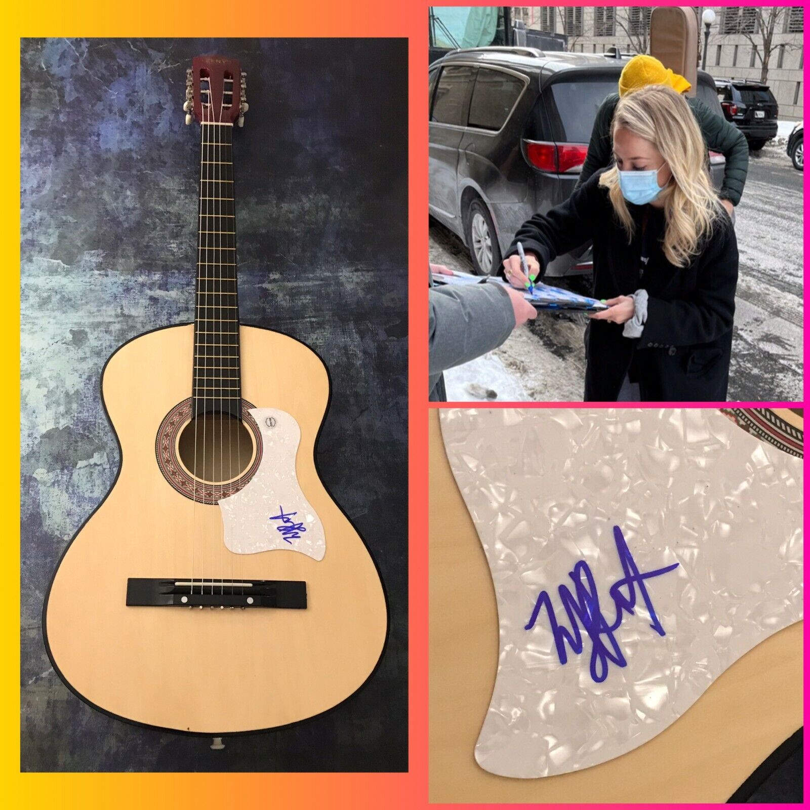 Darius Rucker Signed Acoustic Guitar COA Proof Autographed Hootie & The Blowfish Star Darius Rucker Signed Acoustic Guitar COA Proof Autographed Hootie & The Blowfish Star