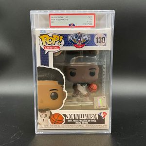 Zion Williamson Encapsulated Funko Pop #130 PSA NM 7.5 FASC Pelicans
Opens in a new window or tab