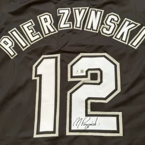 AJ PIERZYNSKI Signed WHITE SOX Custom Jersey - Witnessed Beckett Auth. (BAS)

