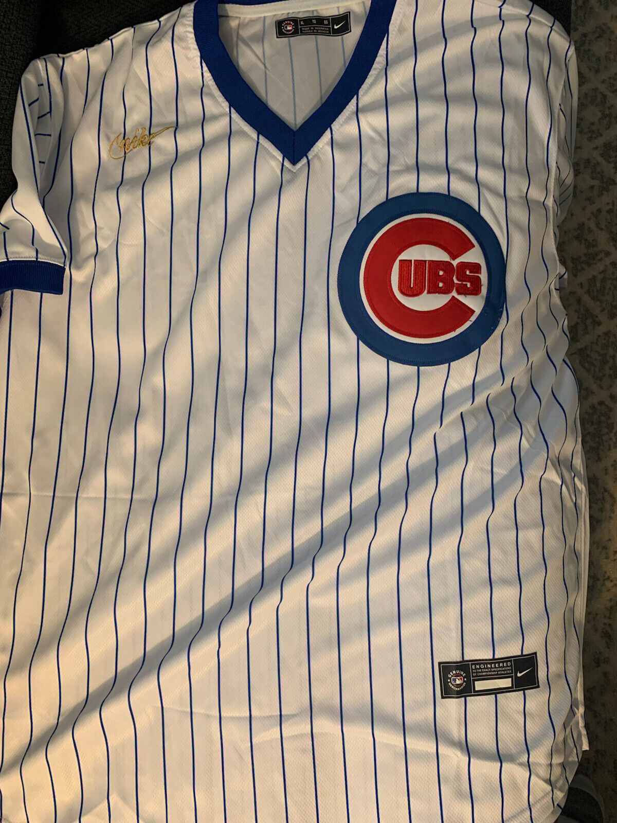 Men's Chicago Cubs Black Limited & Gold Jersey - All Stitched - Nebgift