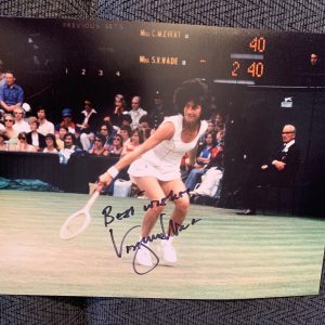 Virginia Wade signed 8 X 10 Photo Autographed Tennis Legend
Opens in a new window or tab
