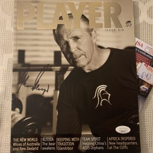 Autographed Gary Player Magazine Signed JSA Authentication COA PGA Golf Legend
