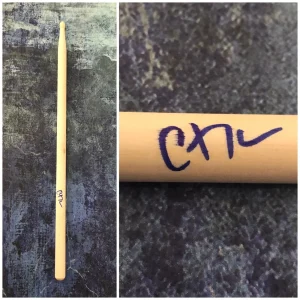 GFA Hinder Band Drummer * CODY HANSON * Signed Autograph Drumstick PROOF C4 COA

