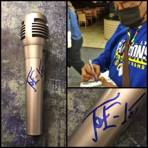 GFA Funky Cold Medina Star * TONE LOC * Signed Microphone Exact PROOF T3 COA
