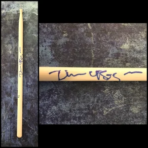 GFA The Jayhawks Drummer * TIM O'REAGAN * Signed Autograph Drumstick T1 COA
