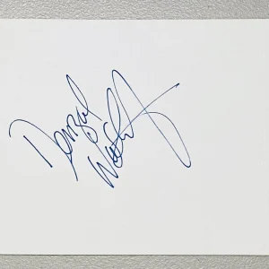 New ListingDenzel Washington Signed Autographed 4.5 x 6 Card BAS Beckett Cert
