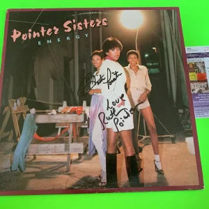 Anita Ruth Pointer Sisters Energy Signed Auto 12" Vinyl Record Album JSA COA
