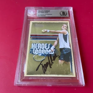 Tommy Haas 2006 Ace Authentic Heroes & Legend Card Signed Auto Beckett BAS
