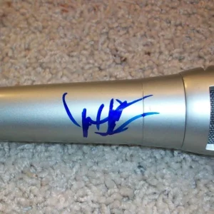 DWIGHT YOAKAM SIGNED AUTOGRAPH BRAND NEW MICROPHONE w/EXACT PROOF
