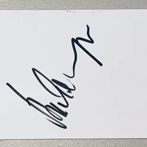 New ListingArnold Schwarzenegger Signed Autographed 4x6 Card JSA Letter The Terminator
