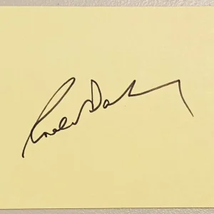 New ListingRoald Dahl Signed Autographed 4x6 Card JSA LOA Charlie & Chocolate Factory Wonka
