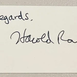 Harold Ramis Signed Autographed 2x5 Card Beckett BAS LOA Ghostbusters
