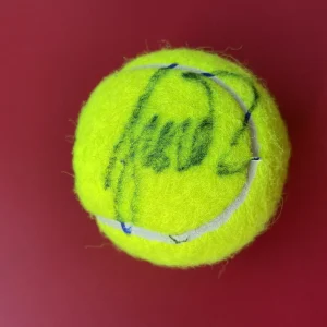 Elena Rybakina Slazenger Wimbledon Tennis Ball Signed Auto Beckett LOA COA BAS