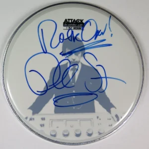 PHIL SPECTOR Signed Autograph Auto 10" Drumhead Drum Head JSA
