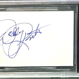 DOLLY PARTON Signed Autograph Album Page Vintage Slabbed Encapsulated BAS
